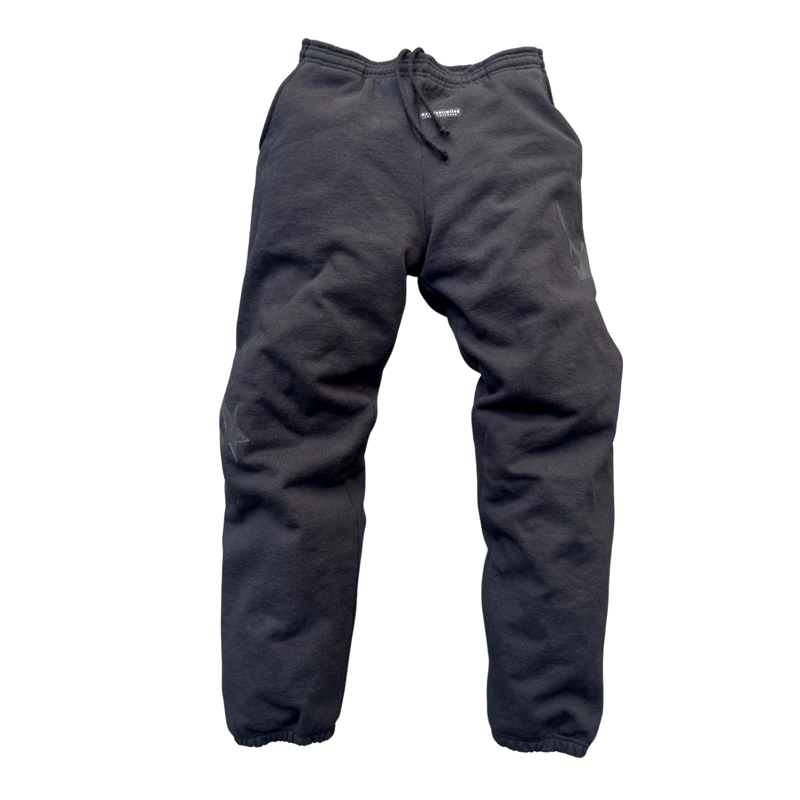 14oz Heavyweight Black Fleece Pants