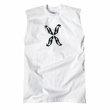 Load image into Gallery viewer, White “Soulja Wings” muscle shirt
