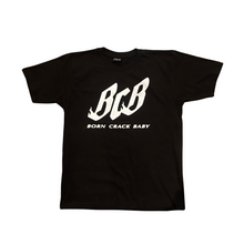 Load image into Gallery viewer, BCB Flame Logo T Shirt black/white
